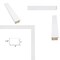 Gallery Matte White Flat Picture Frame- Wide White Frame 13x17 frame